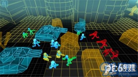 火柴人战争霓虹坦克战v1.7截图1