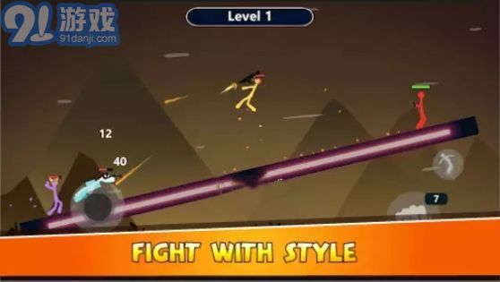 火柴人对决超级武士v2.5截图1