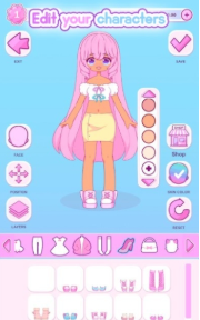 可爱衣橱换装娃娃v0.3截图1