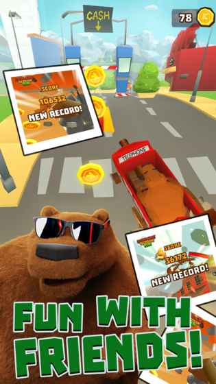 棕熊森林跑酷v0.8.5截图4