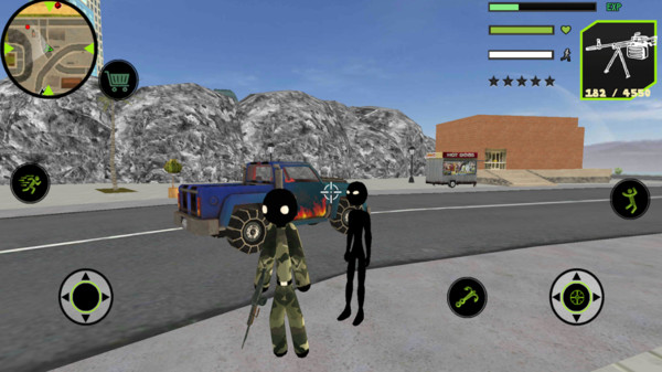 火柴绳索勇者越野战v1.10截图1