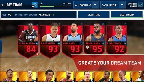 NBA LIVE移动版安卓v1.7.7截图3