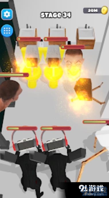 马桶人合并战斗v1.10截图3