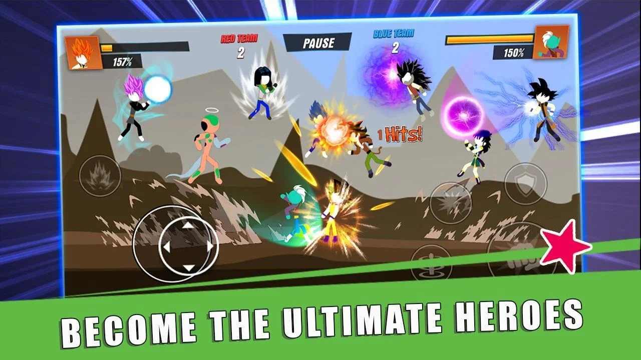 火柴人传奇超级赛亚人v2.13截图2