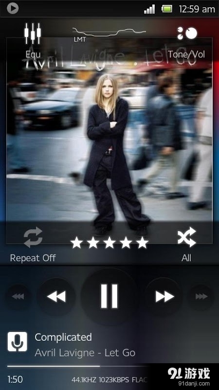PowerAMP Black and White Skinv2.4.9截图1