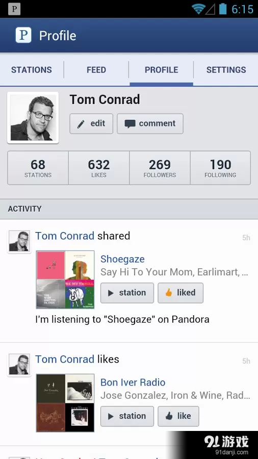 Pandora® internet radiov7.11截图1