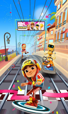 地铁跑酷摩纳哥(Subway Surf)v3.06.5截图1