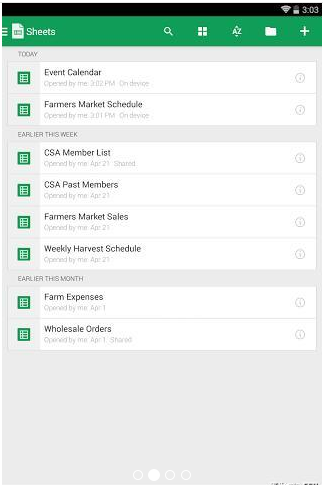 Google表格:GoogleSheets手机版v1.6.332.08.10截图2