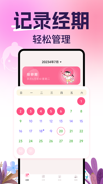柚子姨妈记无会员v1.0.9截图3