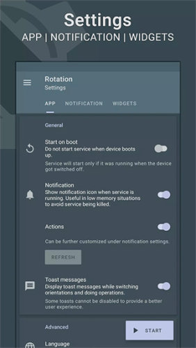 Rotation强制横屏安卓正版v28.8.2截图1