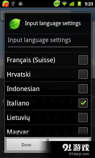Italian for GO Keyboardv3.10截图3