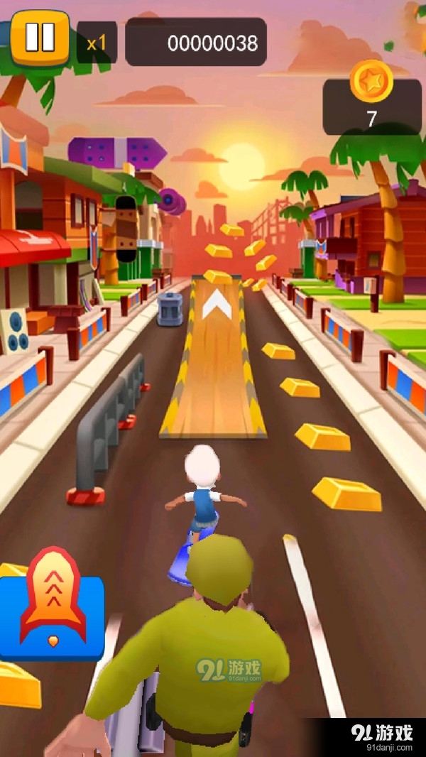 疯狂滑板跑酷v1.8截图1