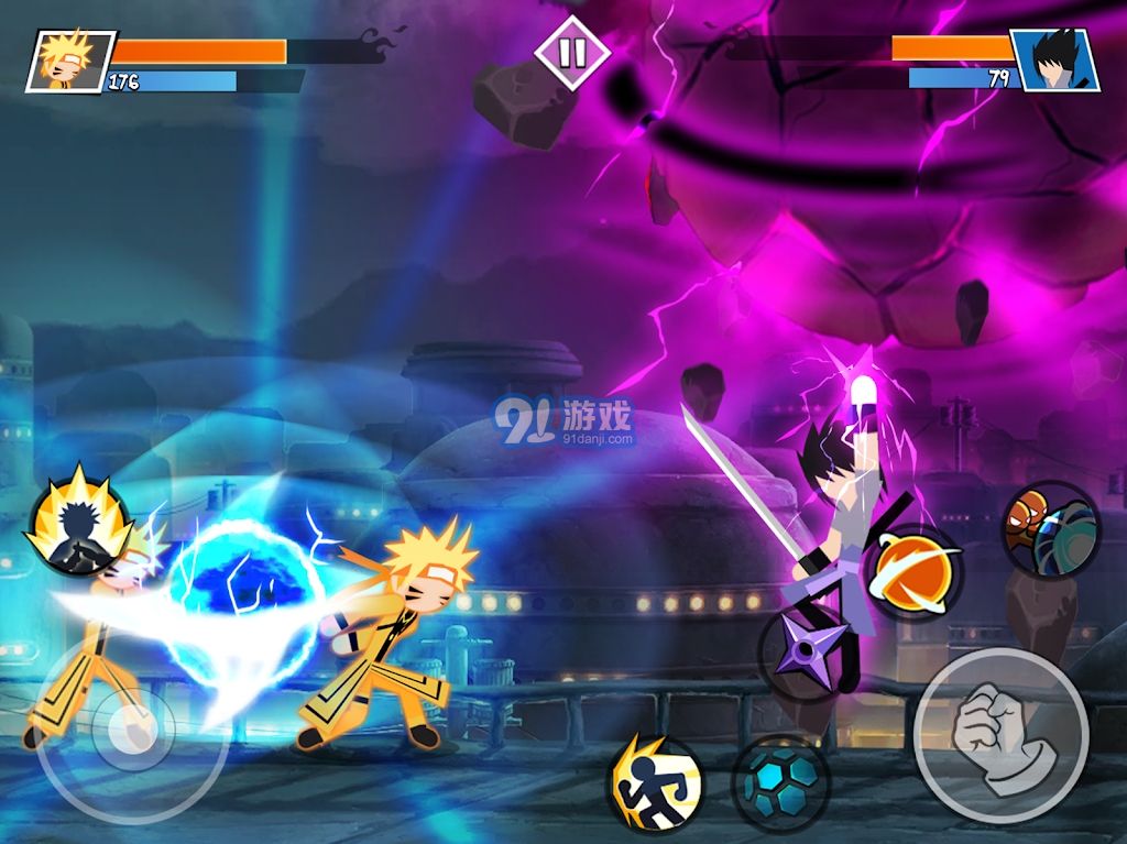 火柴人忍者大战无限金币无限金券免广告v3.13截图1