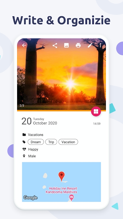 Diaro日记安卓版v3.93.4截图1