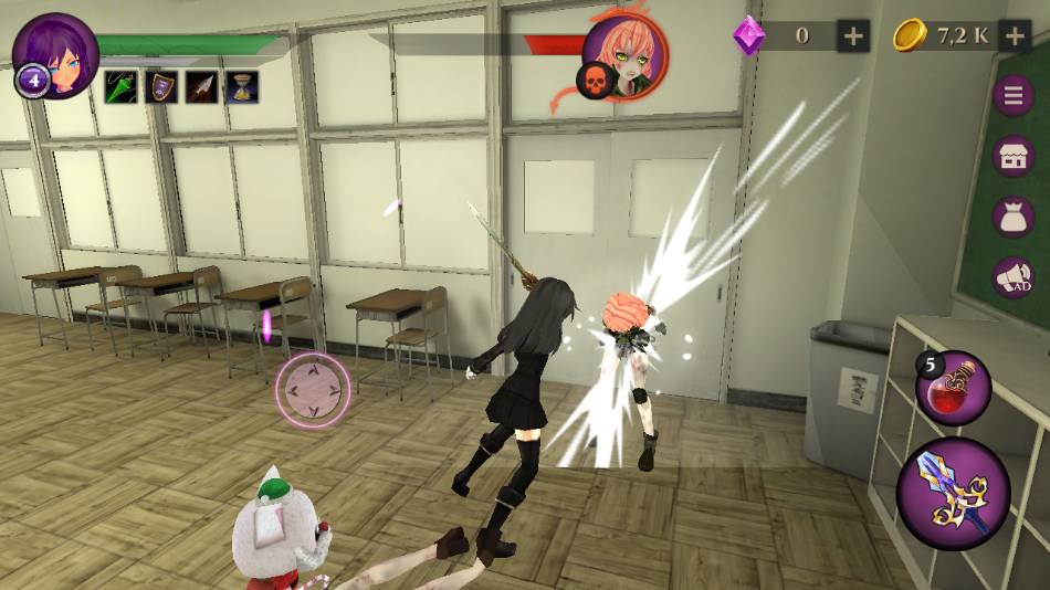 动漫高中僵尸模拟器免广告版v2.14截图1