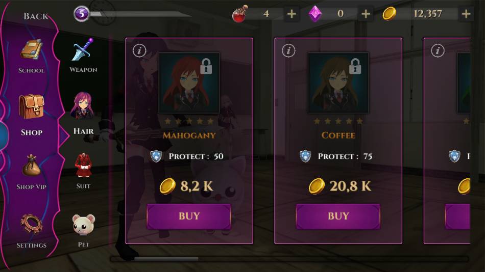 动漫高中僵尸模拟器免广告版v2.14截图4