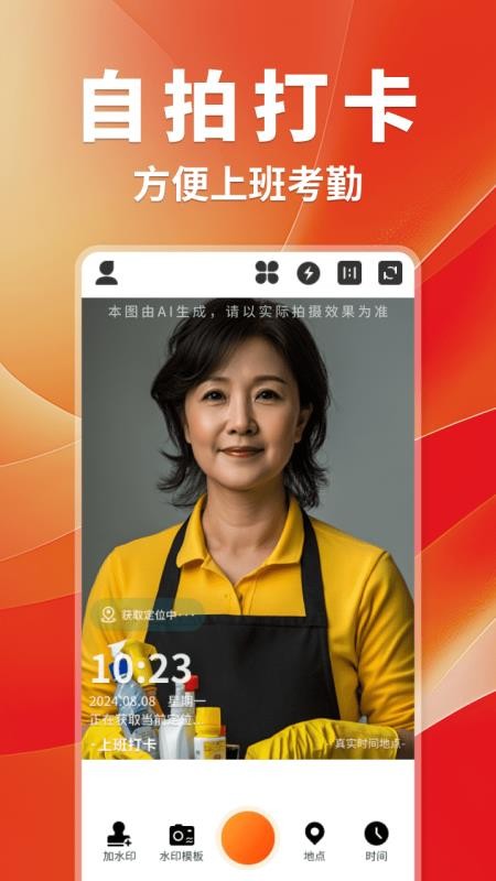 工作打卡水印相机老版本v1.0.4截图3