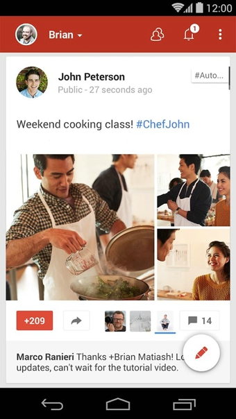 Google+客户端v9.12.0.152874833截图1