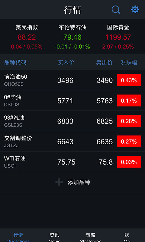 正高原油宝行情v1.18截图5