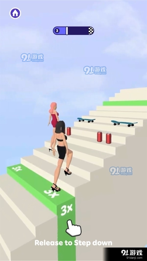 小姐姐阶梯酷跑v1.3.7截图1