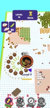 洞吃一切美食大师(Hole Eat All: Food Master)手游无广告版截图1