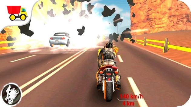 超级3D公路自行车特技(Super 3D Highway Bike Stunt)手游直装版截图1
