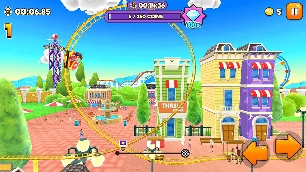 主题公园过山车无广告版截图1