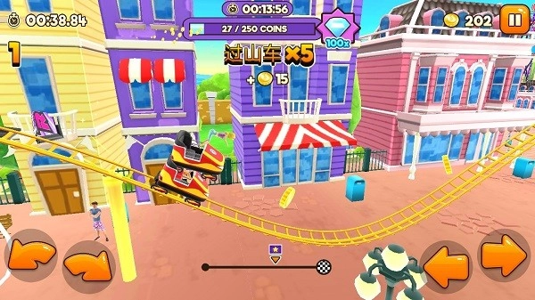 主题公园过山车无广告版截图3