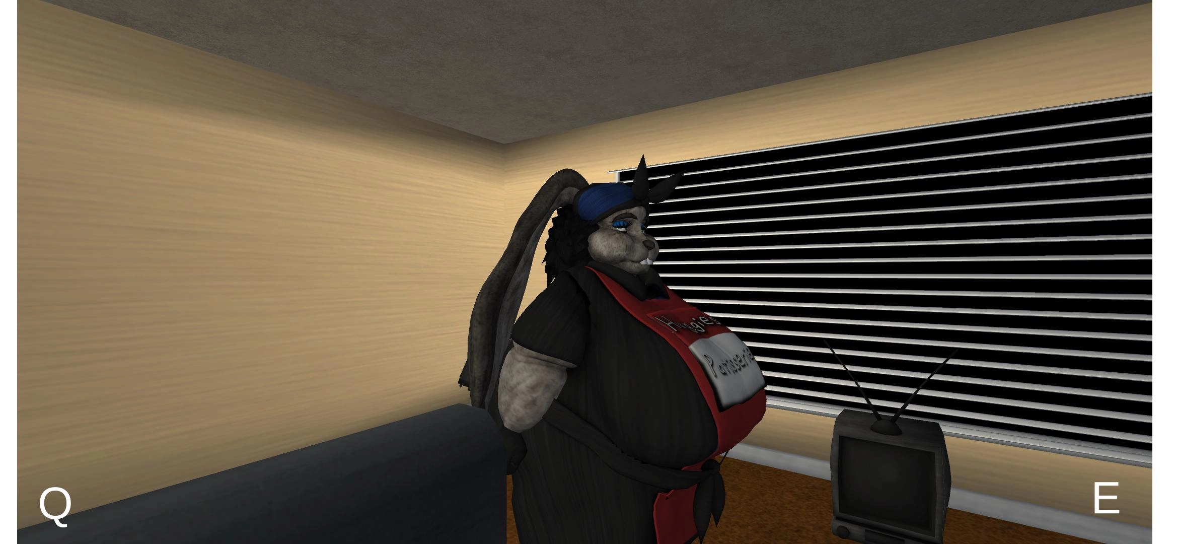 可怕的人在窗口拥抱截图2