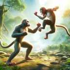 猴子忍者格斗游戏(Monkey Ninja Fighting Game)