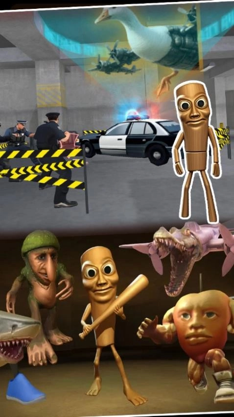 木棍人山海向前冲原版截图1