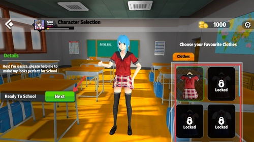 校园恋爱模拟器(High School Love Sim Life Game)游戏截图2