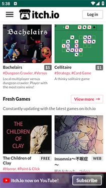 itch游戏平台截图1