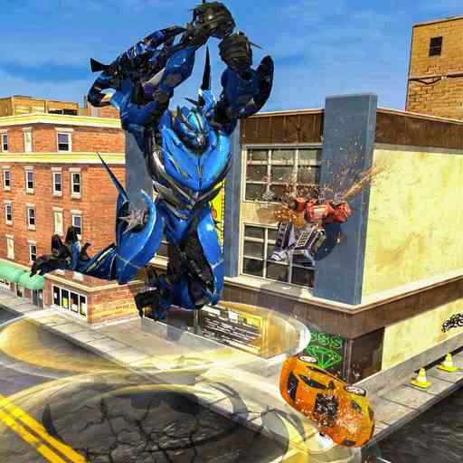 机器人鲨鱼潜艇变形