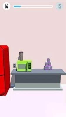 水瓶翻转3D截图3