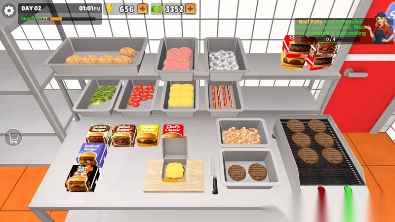 我的汉堡屋模拟器截图1