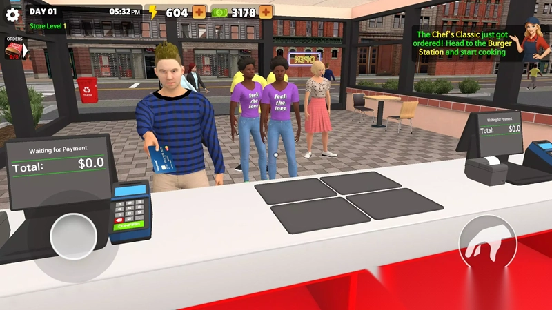我的汉堡屋模拟器截图3