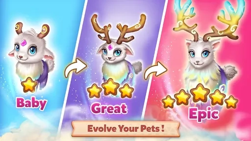 童话与龙合并益智游戏截图1