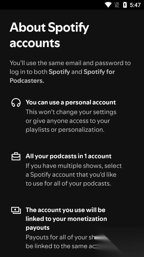 SpotifyforPodcasters截图3