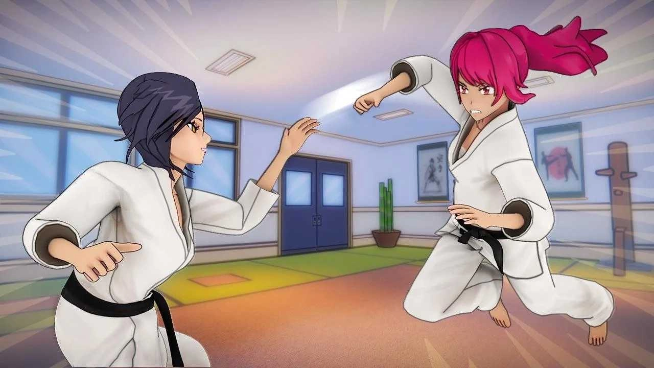 菊花校园模拟器游戏绿色版截图1