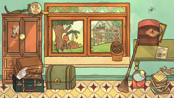 窗台上的蝴蝶截图1