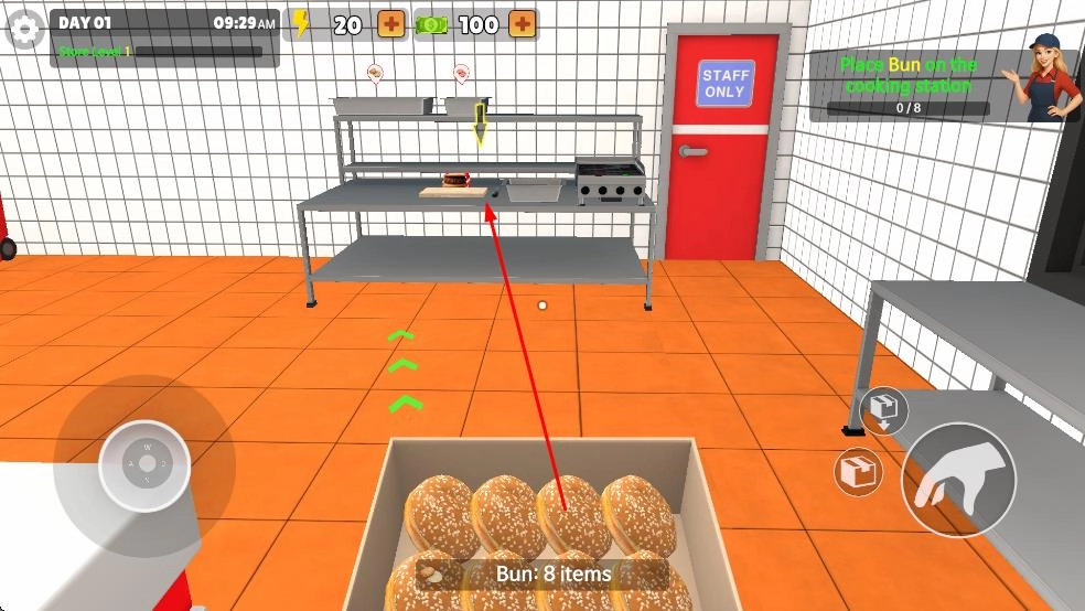 我的汉堡屋模拟器手机版截图3