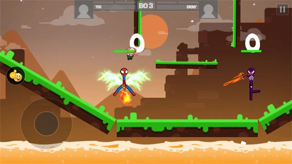 蜘蛛火柴人格斗免广告截图1