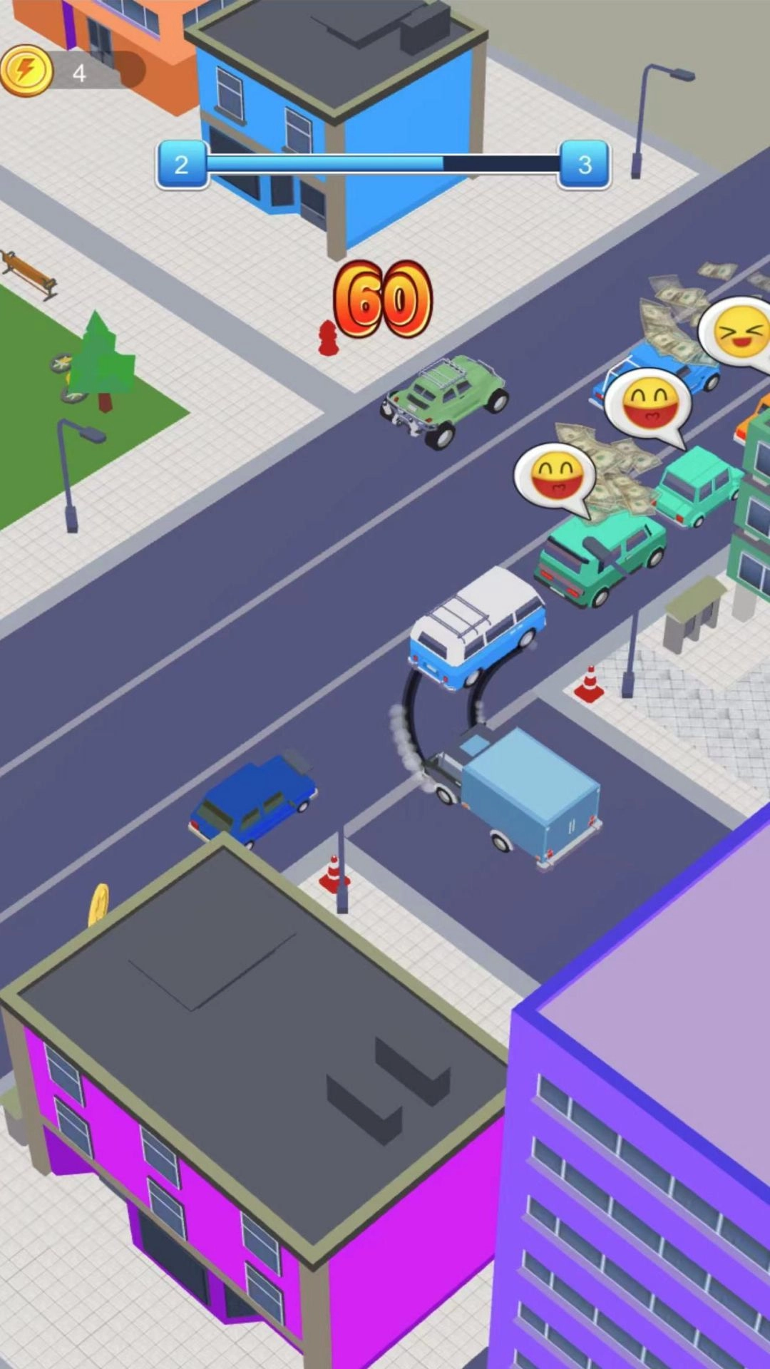 城市挤车狂飙战截图2