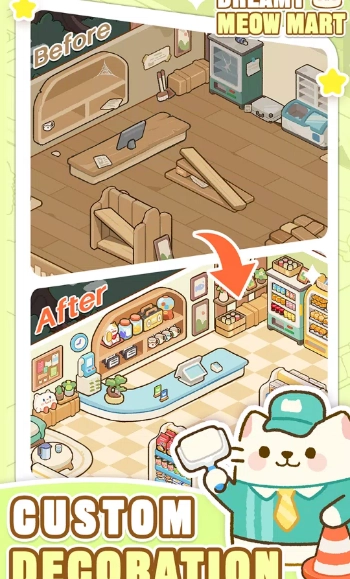 梦幻猫咪超市截图2