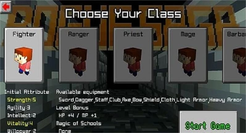 地牢传奇全职业截图1