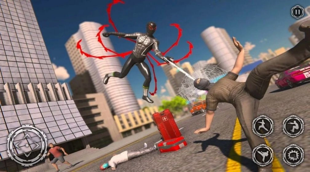 蜘蛛机器人绳索英雄营救安卓版截图2