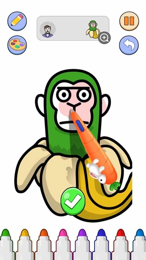 怪物绘画填色游戏截图1