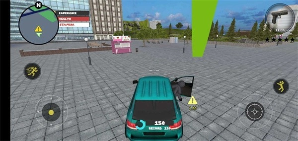 火柴人绳索英雄黑衣人免费原版截图1