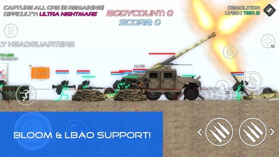 火柴人战争鲜血打击安卓截图1